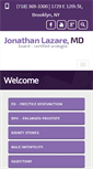 Mobile Screenshot of drjonlazare.com